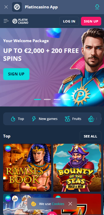 Mobile app UI
